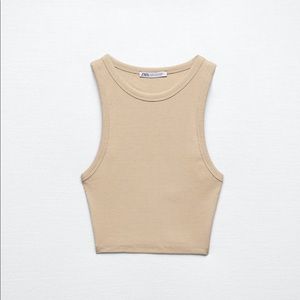 NEW ZARA ribbed tank top